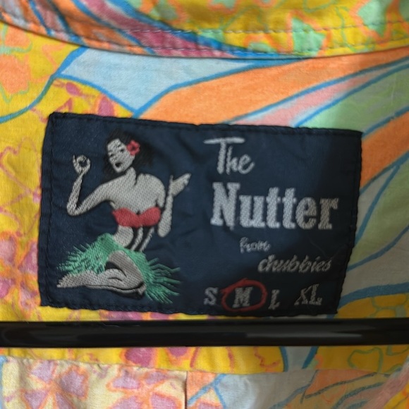 EUC Chubbies The Nutter Pineapple Short Sleeve Button Down Shirt Medium - Picture 2 of 4